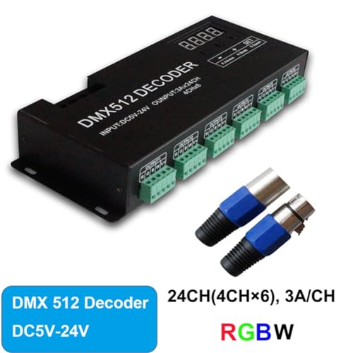 Décodeur Numérique 24CH RGB RGBW DMX512 variateur de ruban LED - 2