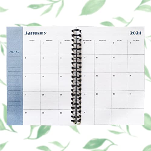 Cheneyboo 2023 Planner - Monthly Weekly Daily Planner 2023-2024, January 2023- June 2024 Planner 18 Month Planner, 7.5"X10.2" Spiral Bound, Black #TOP3
