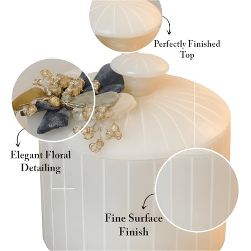Image of Elegant Dry Fruit Container Set Of 4 with Serving Tray, Premium Snack Storage Multipurpose Dry Fruit Container Airtight Food Storage