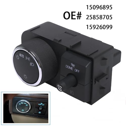 Interruptor de Control de Faros para GMC Sierra 3500 HD 2007-2013 6
