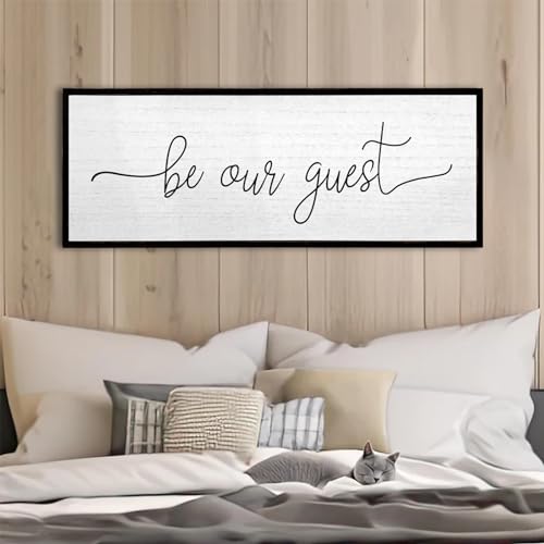 Be Our Guest Rustic Wooden Sign