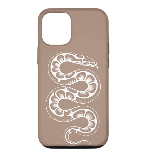 Ball Python Morph Lover �X�l�[�N�O���t�B�b�N �u���E�� �X�}�z�P�[�X iPhone 12/12 Pro �p