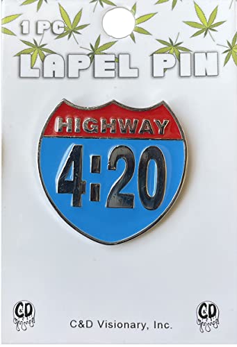 Highway 420 Metal Lapel Pin