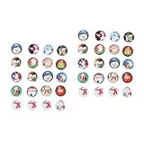 Boutons de noël pour l'artisanat - applications larges : conviennent pour les décorations de bijoux, horloges, tableaux, vases et autres endroits.