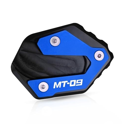 Extension béquille latérale MT-09 plaque en aluminium CNC stable et robuste