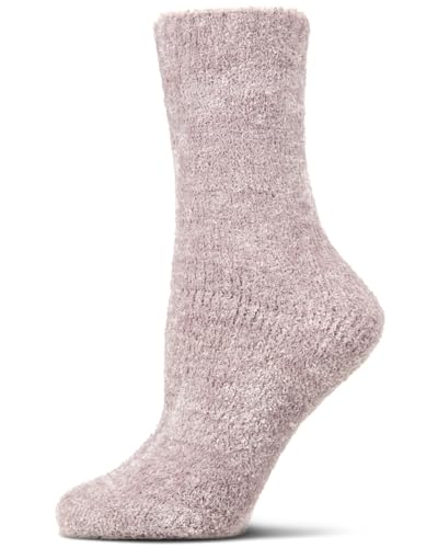 Image of MeMoi Women's Velour Luxe Plush Crew Socks