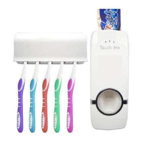 Dispenser Aplicador Creme Dental Pasta Dente Suporte Escovas