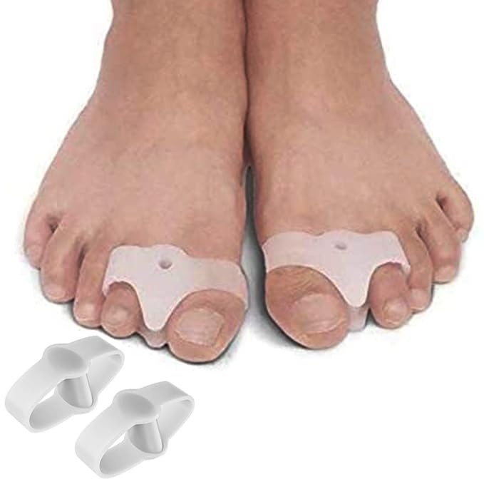 Image of Toe Separator for Feet Toe Spacers Correct Toes Yoga Silicone Hammer Toe Corrector for Women & Men Correct Toe Straighteners for Overlapping Toes (All Finger Toe Separator) (PRO +)