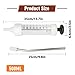 Kamrexi 500ML Large Adjustable Veterinary Injector, Reusable Metal Feeding Syringe for Cattle, Pigs, Sheep, Horses, Continuous
