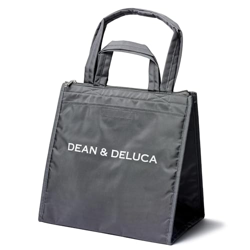 DEAN & DELUCA(ディーンアンドデルーカ) クーラーバッグ グレー Lサイズ リニューアルデザイン DEAN & DELUCA(ディーンアンドデルーカ) クーラーバッグ グレー Lサイズ リニューアルデザイン