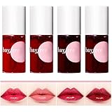 Water Tint Labial Tinta de Labios Lip Tint Tinte Labios y Mejillas 4pcs Lápices Labiales Liquido Tinte Mejillas y Labios Tinte Labios Tinta para Labios Tinte de Labios y Mejillas Tinte de Labios