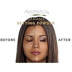 Aesthetica Banana Loose Setting Powder - Flash Friendly Superior Matte Finish Highlighter & Finishing Powder - Includes Velour Puff - Image 5
