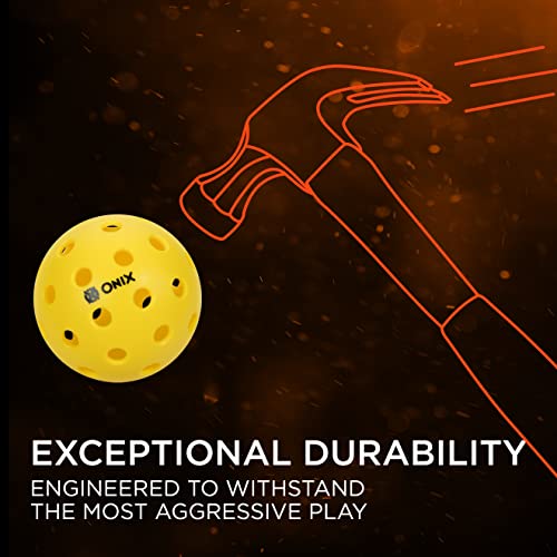 Onix Graphite Z5 Pickleball Paddle & Pure 2 Outdoor Pickleball Balls (6-Pack) Specifically Designed And Optimized For Pickleball #TOP6