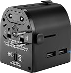 Insignia Travel Adapter Converter BL