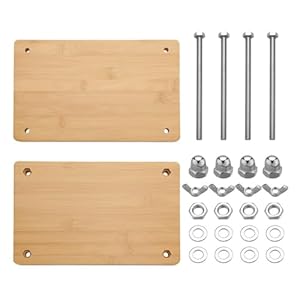 KASFDBMO XInshw Kleine Buchpresse aus Bambusholz