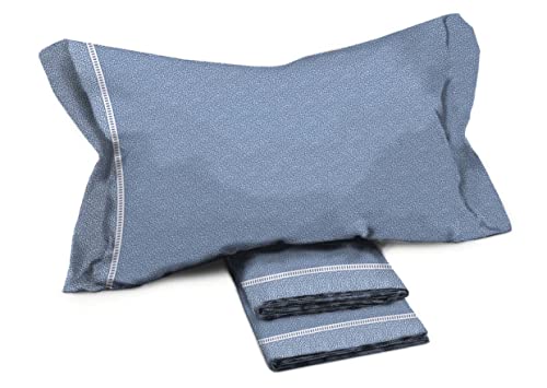 Perlarara Basic Line Parure de lit en flanelle pour lit d'hiver - Drap plat chaud et doux en coton 240 x 280 cm - Parure de lit double flanelle - Crono V904 Cover