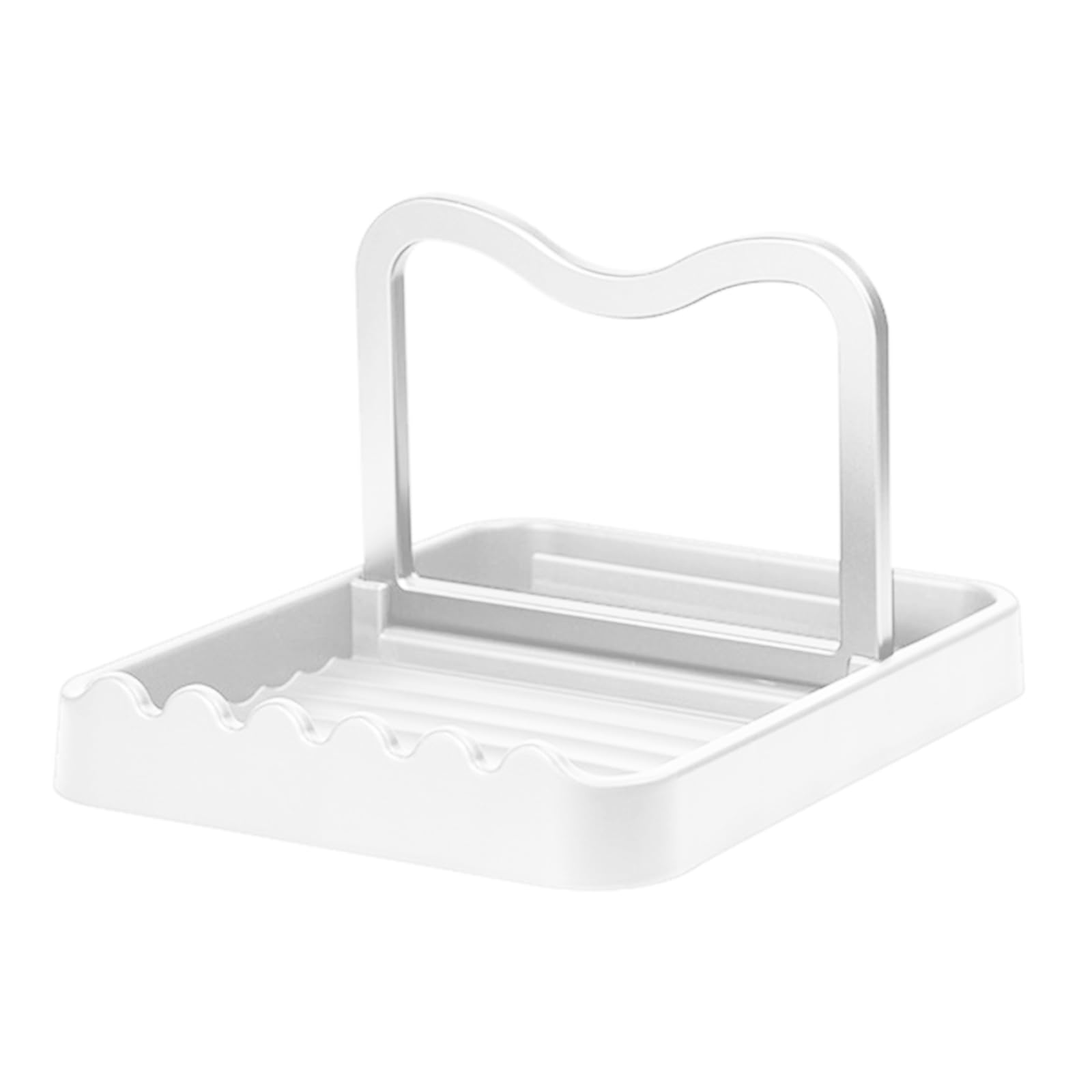 HDOYTXXM Multilayer Kitchen Organiser for Utensils Spoon Rest with Lid Holder Rustproof Space Saving Storage Rack Multi Layer Kitchen Utensil Rack