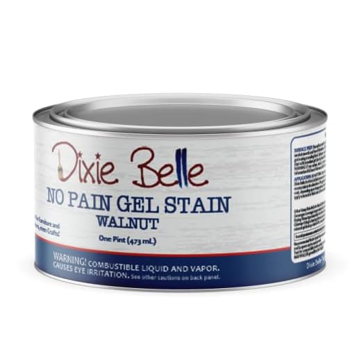 Dixie Belle No Pain Gel Stain - Walnut Color