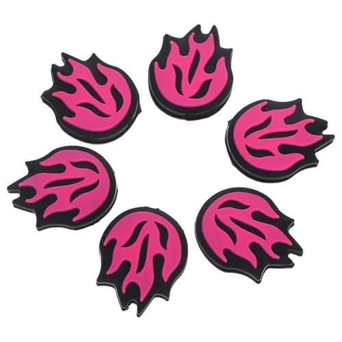 WHAMVOX 6Pcs Tennis Racket Vibration Dampener Absorber for Enhanced Comfort Easy Installation Compatible with Various Racket Brands for All Playing Conditions
