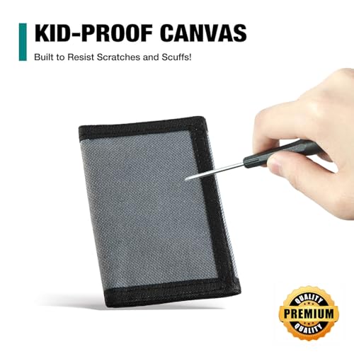 Image of Kids Wallets for Boys & Girls, Toddler to Teen, RFID Nylon /Canvas with Coin Pocket