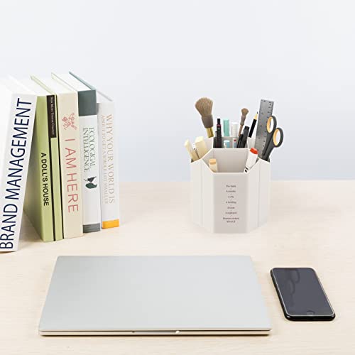 BXIHUR 360-Degree Rotating 5-Slot Desk Organizer #TOP7