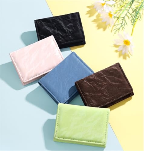 Three Fold Wallet, Fashionable Student Coin Purse, Versatile Wallet and Card Holder(Brown)4