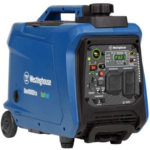Westinghouse 4000 Peak Watt Super Quiet Dual Fuel...