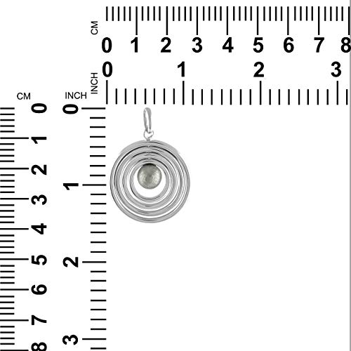 Starborn Muonionalusta Meteorite Orbit Sterling Silver Pendant4