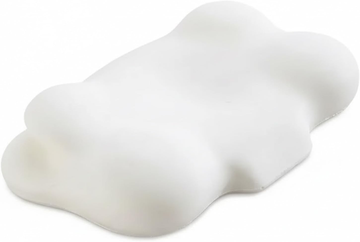 Cloud Align Pillow for Side & Back Sleepers - Ergonomic Cloud Pillow for Back Pain Relief, Cervical Neck Support Pillow for Deep Restful Sleep with Breathable Pillowcase (Pure White)