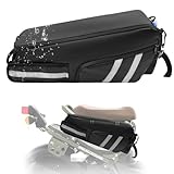BORDAN Waterproof Under Seat Storage Bag Compatible with Honda Ruckus 2010-2025 Scooter Saddle Bags Cling Side Frame Bag Storage Bags with Shoulder Straps & Waterproof zips for Motorcycle
