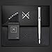 Scribe Sword Fountain Pen - Calligraphy Pens for Writing - Designer Gift Set - Medium Nib - A Business Executive Pen and Case - Instructions Included