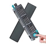 QKTYB 45 in 1 Präzision Schraubendreher Set, Magnetische Präzision Reparatie-Tool Schraubendreher Set Feinmechanik Mini kleines Schraubendreher-Bit-Set mit Aluminiumgehäuse