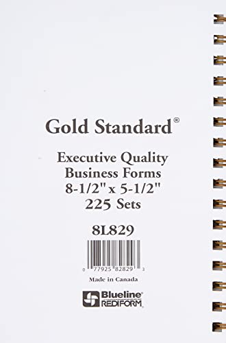 Rediform Gold Standard Geld Quittungsbuch, 7 x 12,7 cm, 225 nummerierte Duplikate (8L829)