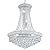TMAFON Empire Crystal Chandelier for Dining Room, Living Room, Bedroom
