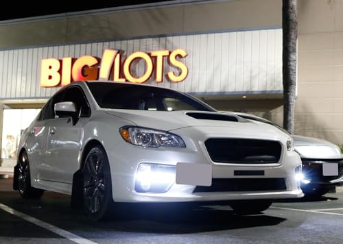 Luces LED diurnas Xenon blancas para Subaru WRX/STi 2015-17 miniatura 6