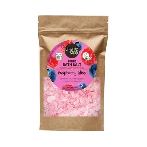 Organic Shop Raspberry Bliss Bath Salt, 500g Cover