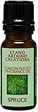 Concentrated Fragrance Oil - Spruce: More complex than a typical Frasier or Douglas Fir. Capture the spirit of the holidays. Made w/ natural essential oils.(.33 fl.oz.)