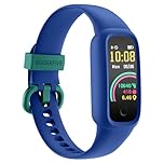 BIGGERFIVE Vigor 2 L Kids Fitness Tracker Watch for Boys Girls Ages 5-15, Activity Tracker, Sleep Monitor, IP68 Waterproof, Pedometer, Calorie Step Counter Watch, Blue