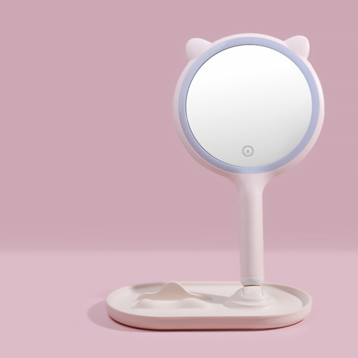 LED Schminkspiegel mit Touch, USB Aufladung, Doppelseitig, 1200mah