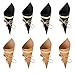 Produktbild Tangger Kegel für Hochzeit Kraft Papier,100 PCS Retro Cones Bouquet Blumenverpackung Tüte Hochzeit Party Festival DIY Dekoration Geschenk Verpackung Bonbons Papier Tasche