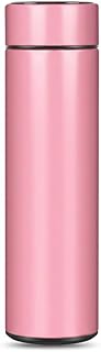 PANJIRI Travel Coffee Mug Stainless Steel Water Bottle Leak Proof Smart Lid 17oz 500 ML for Office Car and Outdoor (Pink) Price In India