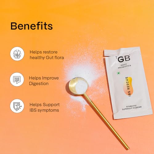 Image of The Good Bug Ibs Rescue C Supergut Powder For Constipation Relief & Irritable Bowel Syndrome|Pre & Probiotic Supplement For Men & Women|5 Billion Cfu Of Strains|15 Days Pack