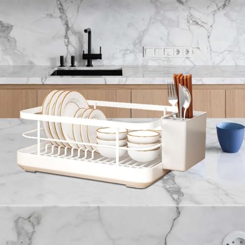 Secador de platos ventilado con almacenamiento resistente al óxido 4
