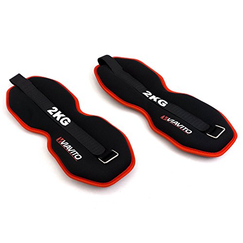 Viavito 2 x 2kg Pesas de Tobillo