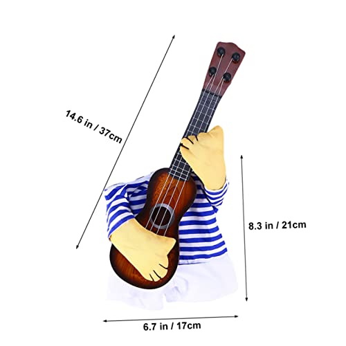 Disfraz divertido de guitarrista para perro talla XL miniatura 2