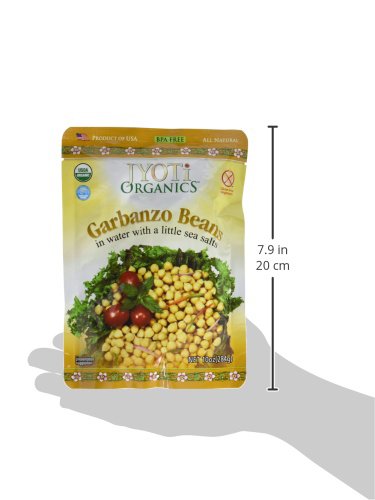 Jyoti Organic Garbanzo Beans, 10 Ounce (Pack of 6) - Thumbnail 2