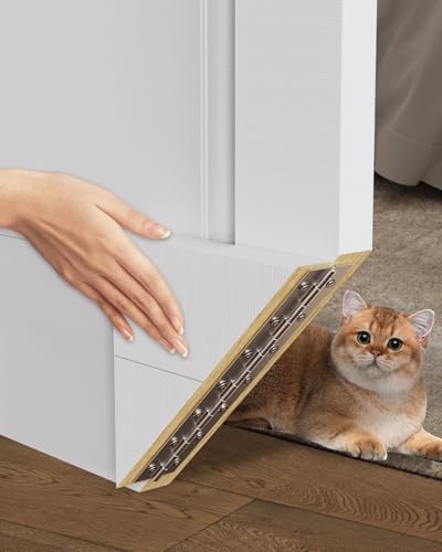 Cat Door Corner Cat Door Hinge Kit for Interior Doors Indoor Pet Flap with Hinged Installation Provide Private Space for Your Cat