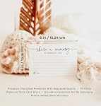 GardenCity Share a Memory Card - 50 Pack, Share a Memory Cards for Celebration of Life, Funeral, Memorial, Birthday, Graduation, Bridal Shower, 4” x 6", Minimalist