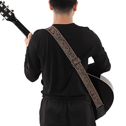 Sangle de guitare, tissage fin résistant à l’usure, facile à installer, kit de bandoulière pour instrument à cordes(Brun… - Les Beatles, Paul McCartney, John Lennon, RIngo Starr, George Harrison Sangle de guitare, tissage fin résistant à l'usure, facile à installer, kit de bandoulière pour instrument à cordes(Brun… – Image 5