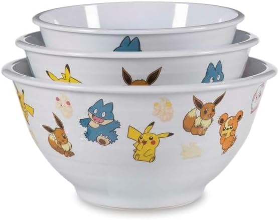 Pokémon Center Cuencos para mezclar Pokémon Holiday (paquete de 3)
